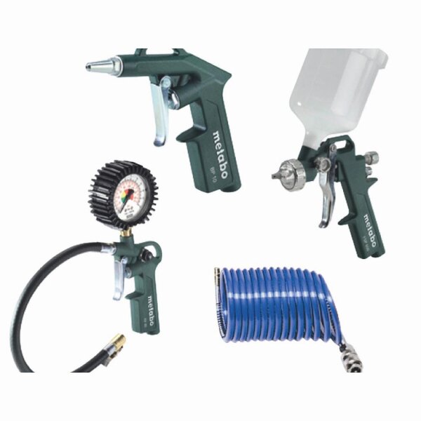METABO Druckluft-Werkzeugset LPZ 4 Set