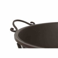 SIENA GARDEN 554517 Feuerschale Antik Metall braun, klappb. Fuß
