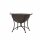 SIENA GARDEN 554517 Feuerschale Antik Metall braun, klappb. Fuß