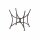 SIENA GARDEN 554517 Feuerschale Antik Metall braun, klappb. Fuß