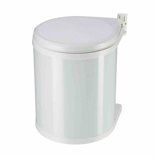 HAILO Compact-Box M Einbau-Abfallsammler 15Liter Mülleimer Abfalleimer weiß/grau