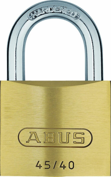 ABUS Messing-Hangschloss 45/40, 3er Pack, Größe: 40 mm