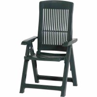 PROGARDEN Klappsessel Tampa 50x44x111 cm grün...
