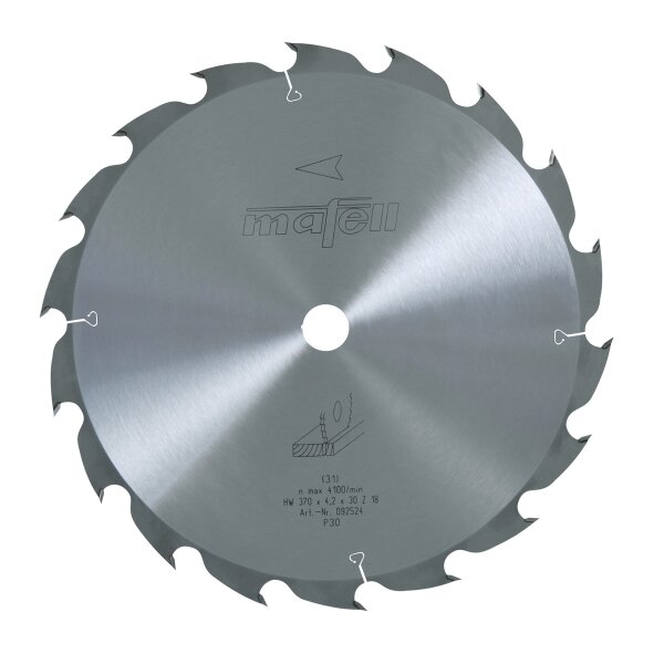 MAFELL Hartmetall Sägeblatt HM 370 x 2,2/4,2 x 30 mm - 18 Zähne - Ersatzblatt