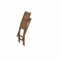SIENA GARDEN Klappstuhl Falun 57x46x88 cm Akazienholz verstellbar klappbar Stuhl