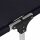 SIENA GARDEN Alu-Dreibeinliege XXL Dreibeinliege 209x69,5x86 cm klappbar schwarz
