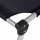 SIENA GARDEN Alu-Dreibeinliege XXL Dreibeinliege 209x69,5x86 cm klappbar schwarz