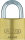 ABUS Messing-Hangschloss 45/40, 4er Pack, Größe: 40 mm