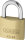 ABUS Messing-Hangschloss 45/40, 4er Pack, Größe: 40 mm