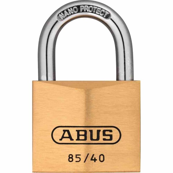 ABUS Messing Hangschloss 85/40 Vorhängeschloss Bügelschloss