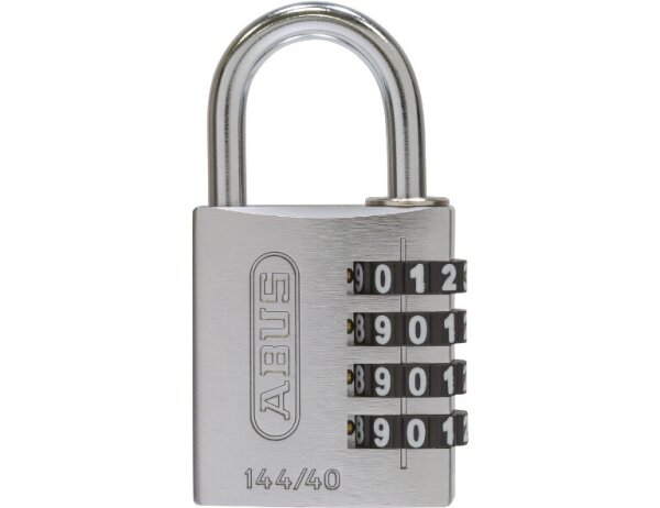 ABUS Zahlenschloss 144/40 silb Lock-Tag