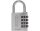 ABUS Zahlenschloss 144/40 silb Lock-Tag