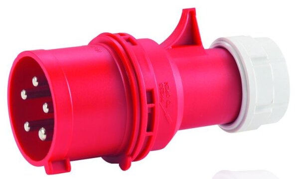 HEDI 9010 CEE Phasenwendestecker 400V 32A mit Schnellverschluss bis zu 5x6,0 mm²