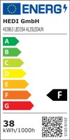 HEDI Arbeitsleuchte AL35LED 35W LEDCube Schalter und Steckdose für Außen outdoor