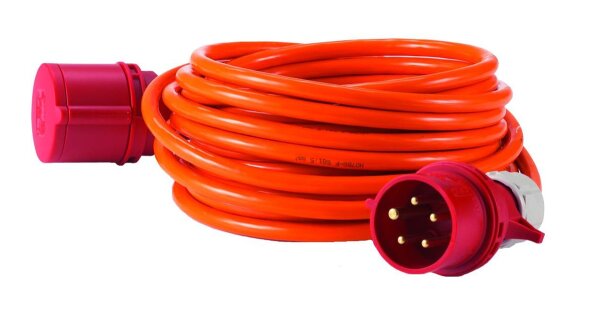 HEDI VKD1016Q2 Drehstrom Verlängerungsleitung 16A 10m Kabel 5x2,5 mm²