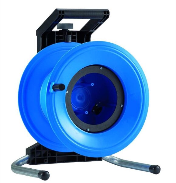 HEDI G3000 Kunststoff Kabeltrommel Professional Plus320 blau leer zur Bestückung
