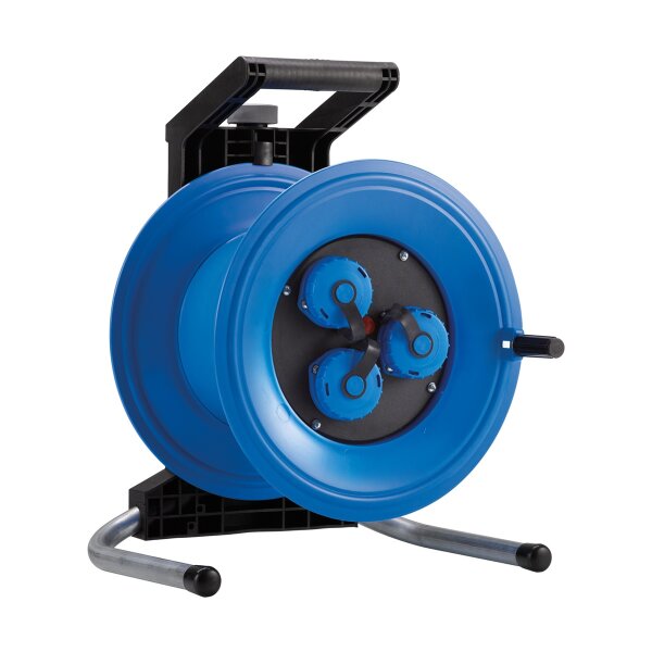 HEDI K3000TD Kunststoff-Kabeltrommel Professional Plus 320,  leer, blau