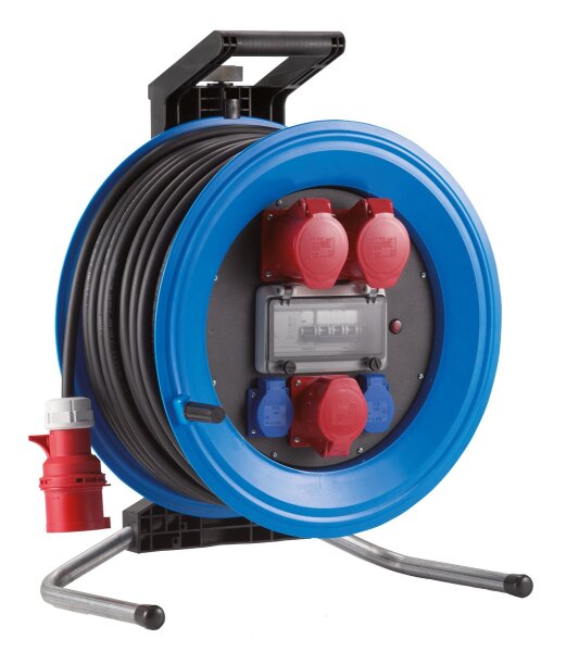 HEDI K4002021I Kabeltrommel Professional Plus 450, 400V 32A, leer, blau