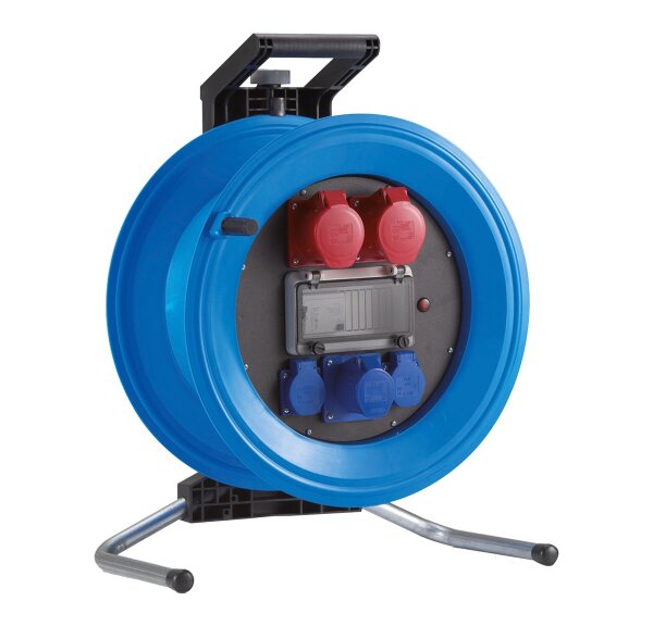 HEDI K4002120I Kabeltrommel Professional Plus 450, 400V 16A, leer, blau