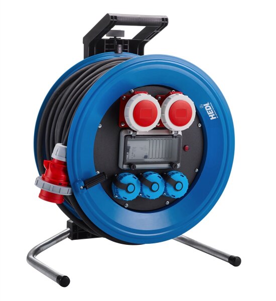 HEDI K4003011D Kabeltrommel Professional Plus 320,  leer, blau