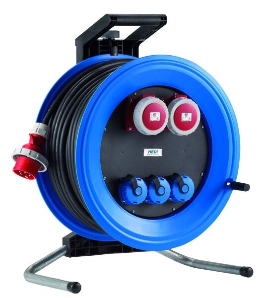 HEDI K4003020D Kabeltrommel Professional Plus 320, leer, blau