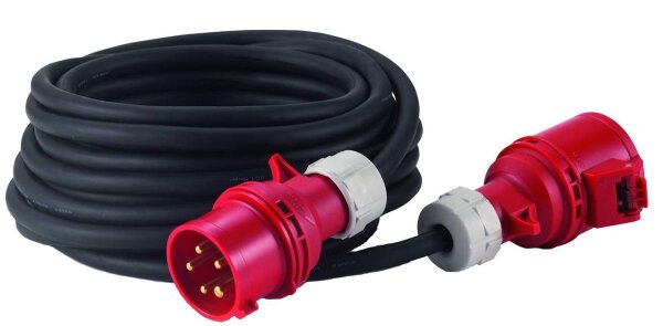 HEDI VKD1032 Drehstrom-Verlängerungsleitung 32 A, 10 m 5x2,5 mm²