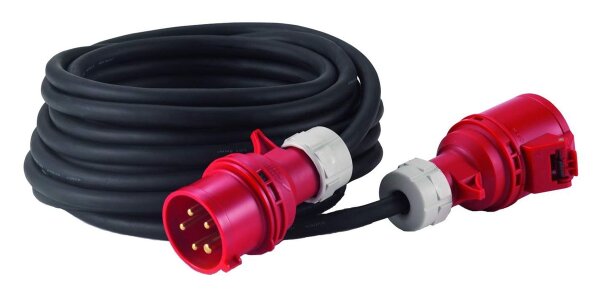 HEDI VKD10326 Drehstrom-Verlängerungsleitung 32 A, 10 m 5x6,0 mm²