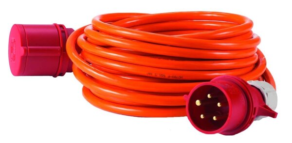 HEDI VKD1032Q4 Drehstrom-Verlängerungsleitung 32 A, 10 m 5x4,0 mm²