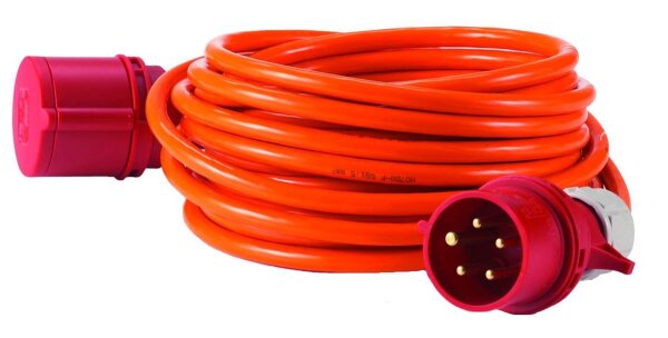 HEDI VKD1032Q6 Drehstrom-Verlängerungsleitung 32 A, 10 m 5x6,0 mm²