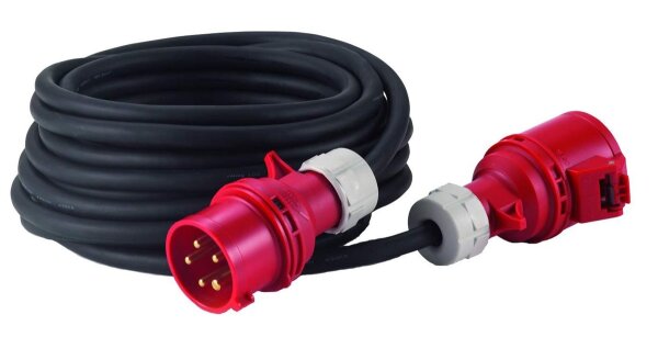 HEDI VKD5032F Drehstrom-Verlängerungsleitung 32 A, 50 m 5x2,5 mm²
