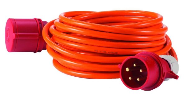 HEDI VKD5032Q Drehstrom-Verlängerungsleitung 32 A, 50 m 5x2,5 mm²