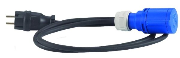 HEDI  Adapterkabel 1,5m Schuko auf CEE 3x16A 250V für Außen 3x1,5 mm² AK-SS-CK