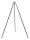 GARDENER 302-3 Grill Dreibein 180 cm mit Rohstahlrost 70 cm