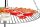 GARDENER 707 Rohstahlrost Grillrost Rost 70 cm Durchmesser