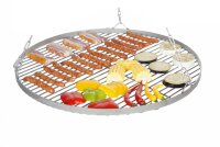GARDENER 713 Edelstahlrost mit Flacheisenrand Grillrost...