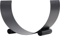 MAGNUS Brennholzregal R153 Schwarz Kaminregal Holzregal...