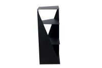 MAGNUS Brennholzregal R156 Schwarz Kaminregal Holzregal Ofenregal Regal