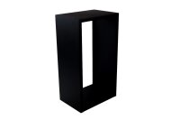 MAGNUS Brennholzregal R154 Schwarz Kaminregal Holzregal Ofenregal Regal