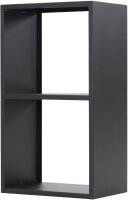 MAGNUS Brennholzregal R155 Schwarz Kaminregal Holzregal...