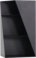 MAGNUS Brennholzregal R157 Schwarz Kaminregal Holzregal Ofenregal Regal