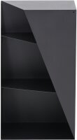 MAGNUS Brennholzregal R157 Schwarz Kaminregal Holzregal Ofenregal Regal