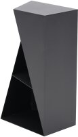 MAGNUS Brennholzregal R157 Schwarz Kaminregal Holzregal Ofenregal Regal