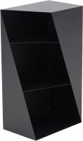 MAGNUS Brennholzregal R157 Schwarz Kaminregal Holzregal Ofenregal Regal