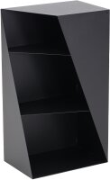 MAGNUS Brennholzregal R157 Schwarz Kaminregal Holzregal Ofenregal Regal