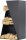 MAGNUS Brennholzregal R157 Schwarz Kaminregal Holzregal Ofenregal Regal