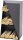 MAGNUS Brennholzregal R157 Schwarz Kaminregal Holzregal Ofenregal Regal