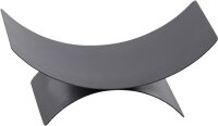 MAGNUS Holzkorb K14 Schwarz Kaminholztasche Kaminkorb für Ofen und Kamin