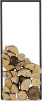 MAGNUS Brennholzregal “R112B” Schwarz Kaminregal Holzregal Ofenregal