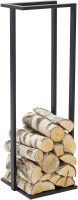 MAGNUS Brennholzregal R136A Schwarz Kaminregal Holzregal Ofenregal