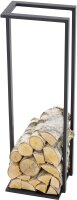 MAGNUS Brennholzregal R136A Schwarz Kaminregal Holzregal Ofenregal